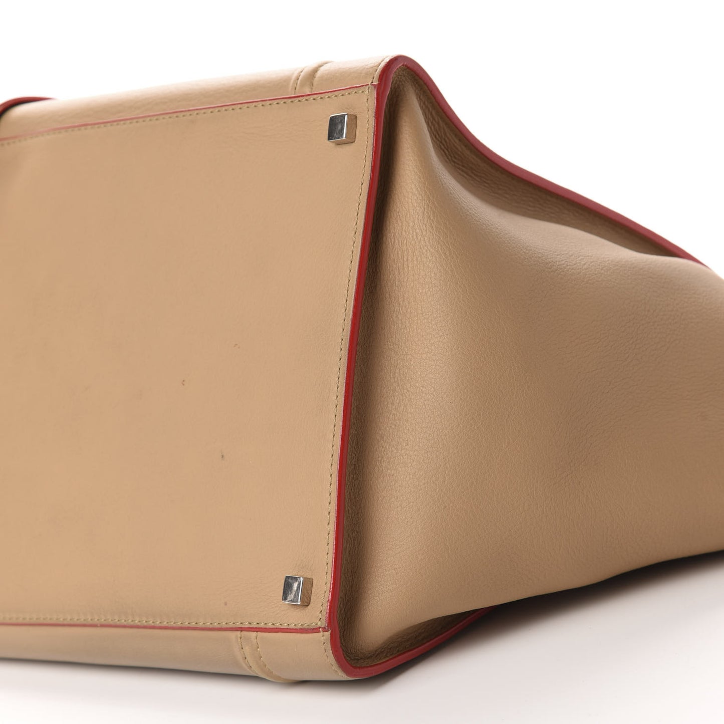 Supple Calfskin Medium Phantom Luggage Camel