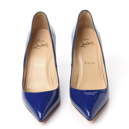 Christian Louboutin Patent Pigalle 85 Pumps 35.5 Neptune 5 of 9