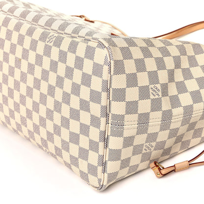 Louis Vuitton Damier Azur Neo Neverfull GM Rose Ballerine 10 of 12