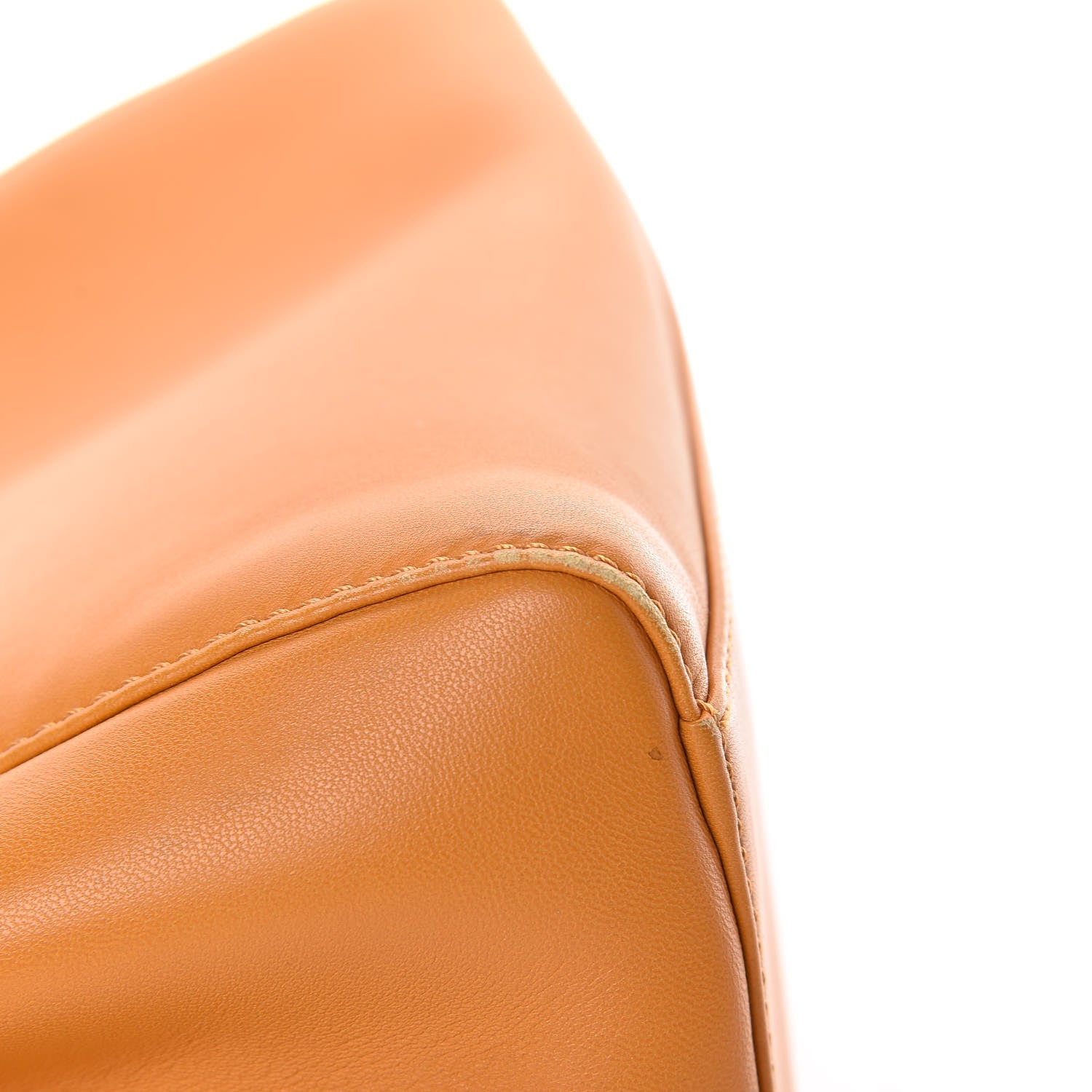 Fendi Nappa Mini Peekaboo Iconic Satchel Giallo Syrup 19 of 20