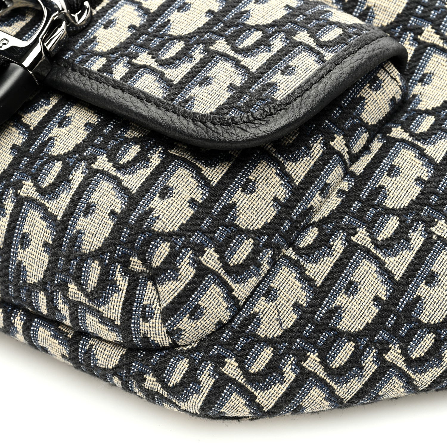 Christian Dior Oblique Dior 8 Belt Bag Beige Black 1822259