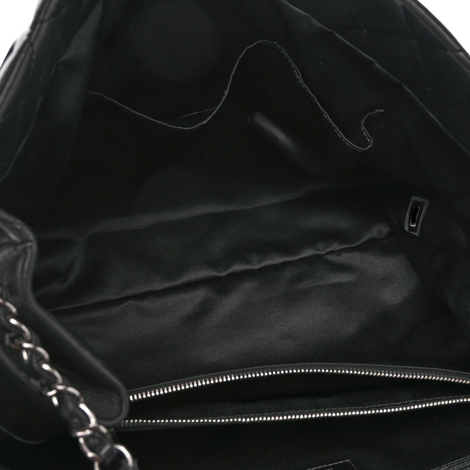 Chanel Lambskin Quilted Coco Loop Tote Black 5 of 14