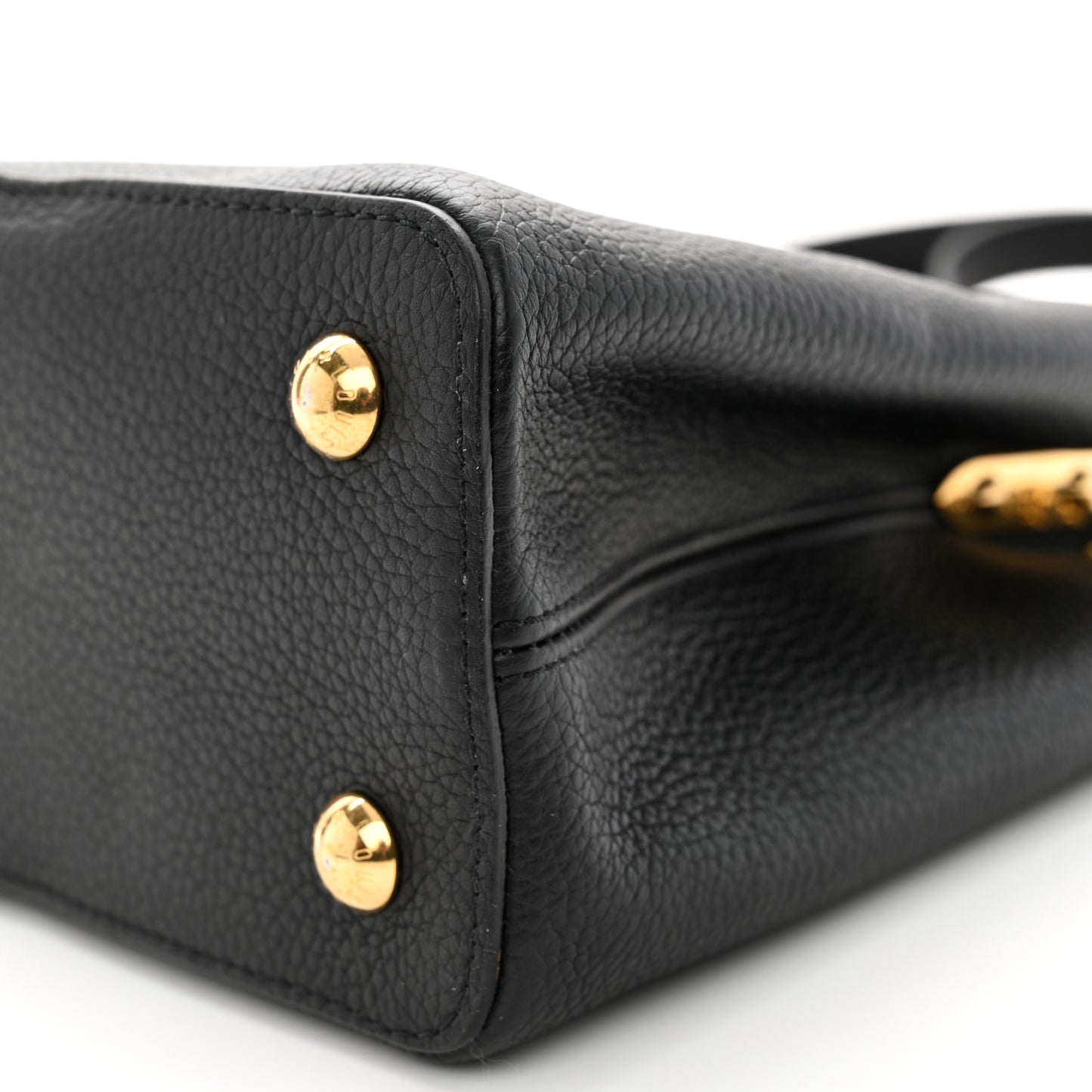 Taurillon Flower Capucines PM Black Blue