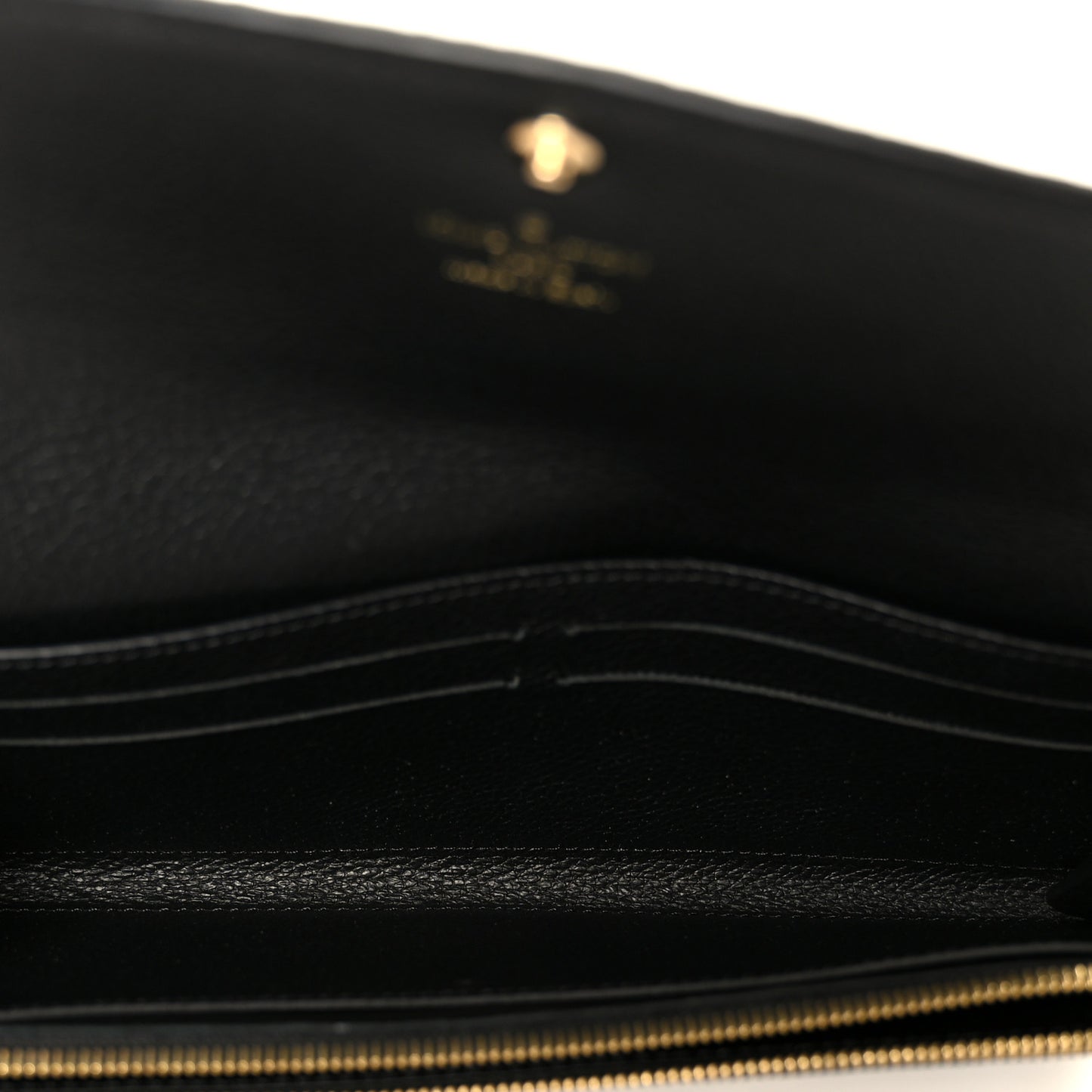 Empreinte Monogram Giant Emilie Wallet Black Beige