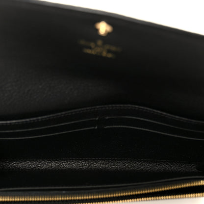 Louis Vuitton Empreinte Monogram Giant Emilie Wallet Black Beige 5 of 8