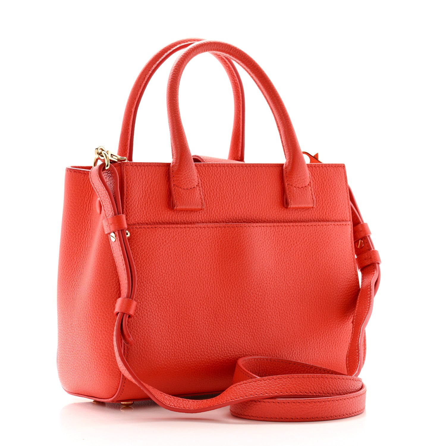 Chanel Grained Calfskin Mini Neo Executive Shopper Tote Red 3 of 14