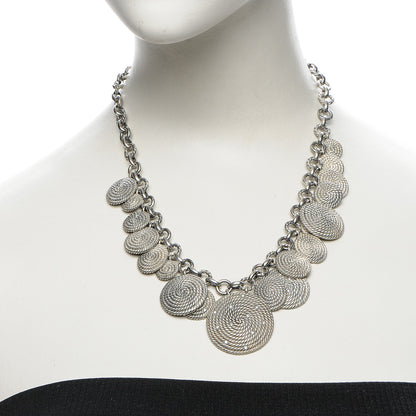 David Yurman Sterling Silver Diamond 32mm Cable Coil Necklace 2 of 6