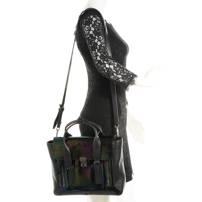 3.1 Phillip Lim 3.1 Oil Slick Patent Medium Pashli Satchel 2 of 12