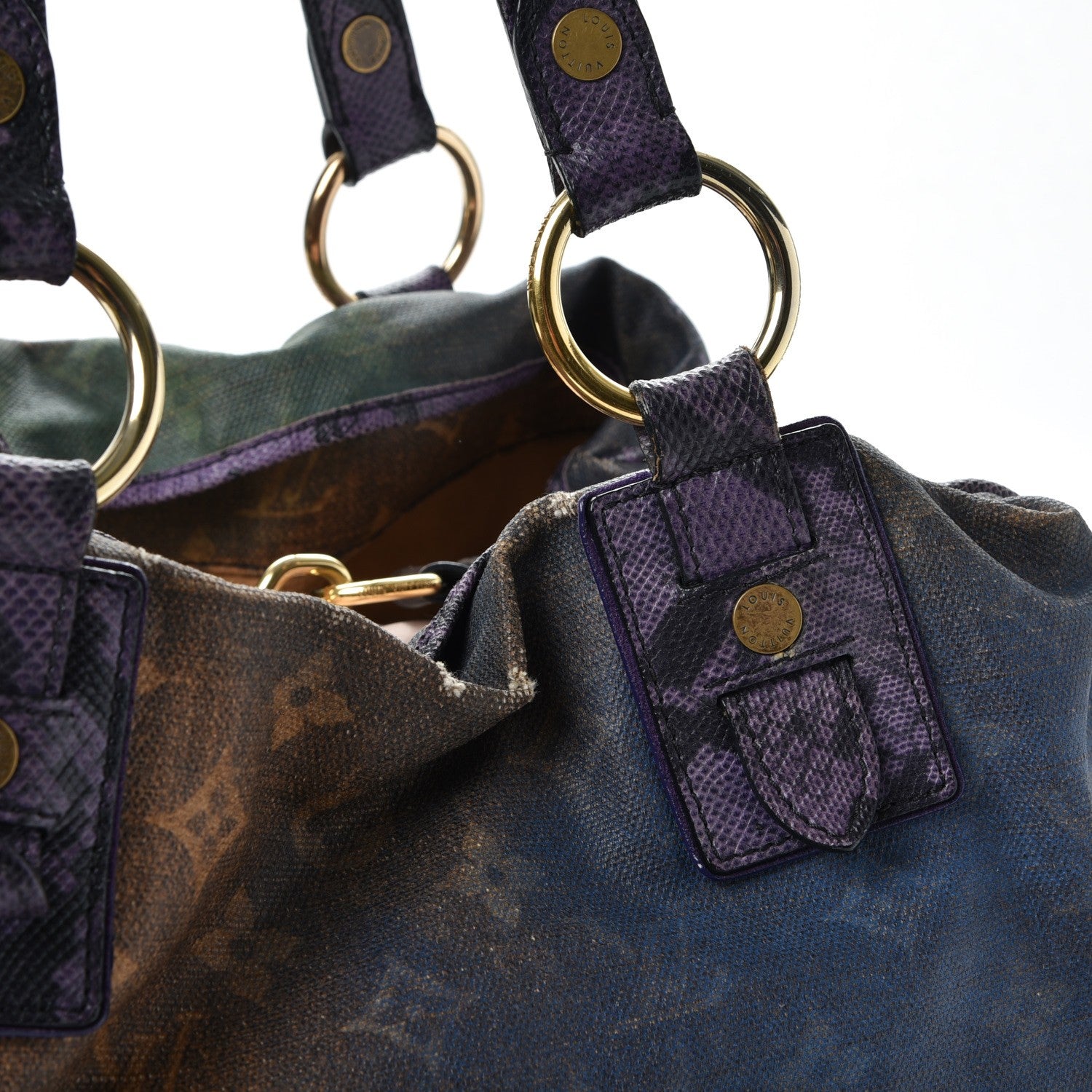 Louis Vuitton Monogram Karung Heartbreak Jokes Tote Violet 7 of 14