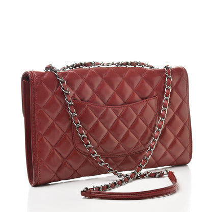 Chanel Lambskin Quilted Citizen Zip Flap Red 3 of 15