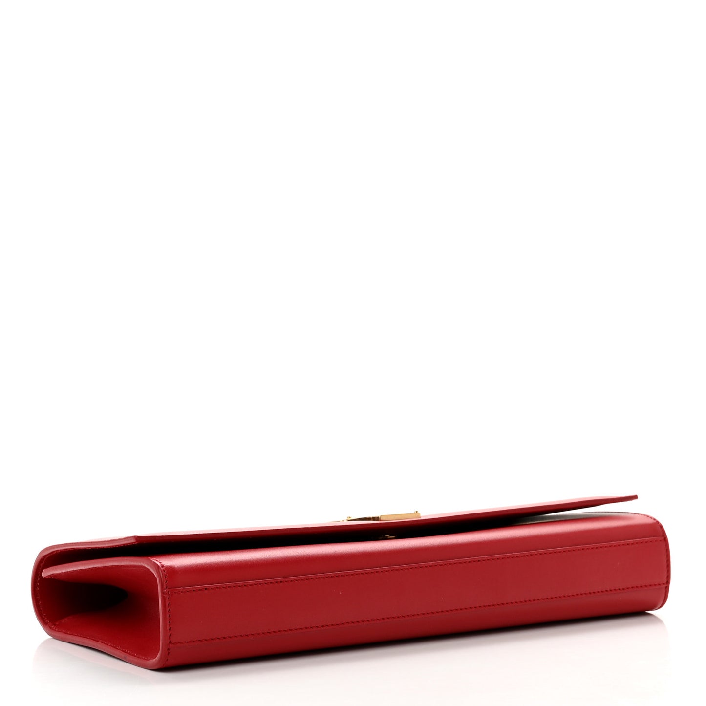 Smooth Calfskin Classic Monogram Cassandre Clutch Red