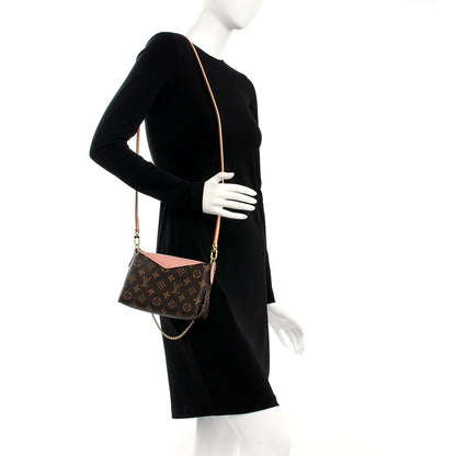 Louis Vuitton Monogram Pallas Clutch Rose Poudre 2 of 7