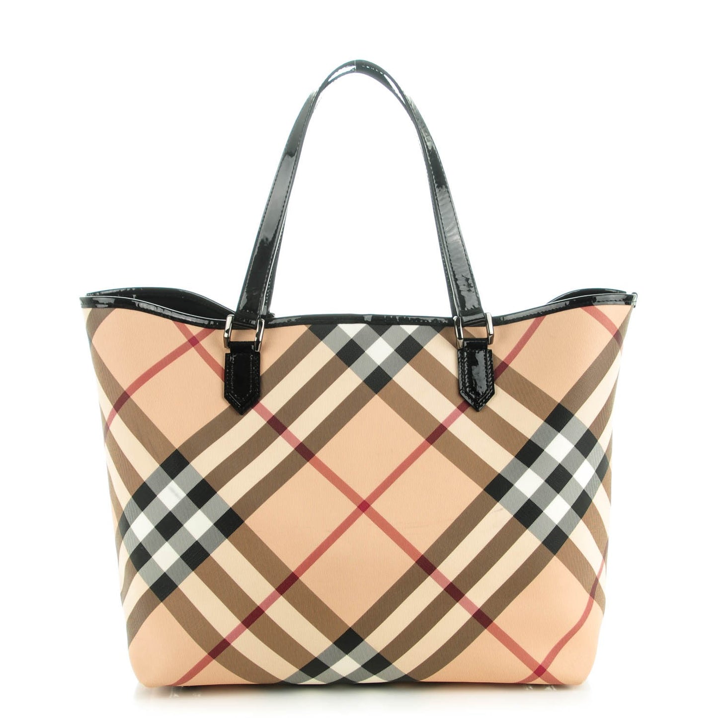 Nova Check Medium Tote Black