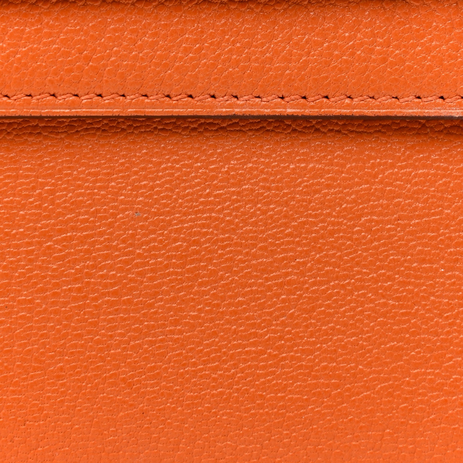 Hermes Chevre Mysore Kelly Longue Wallet Orange 8 of 16