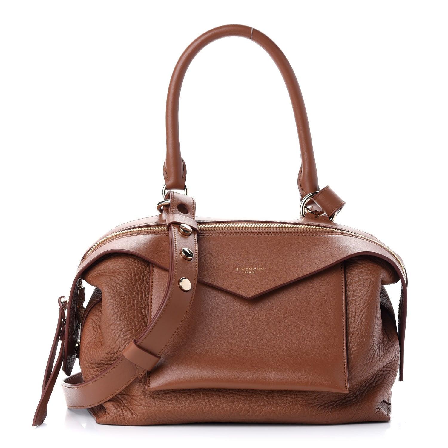 Givenchy Calfskin Small Sway Cognac 1 of 8