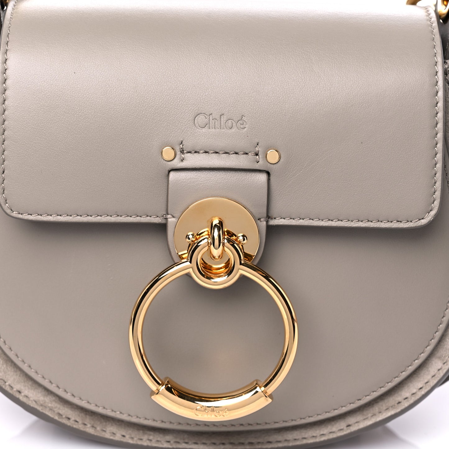 Calfskin Small Tess Bag Motty Grey