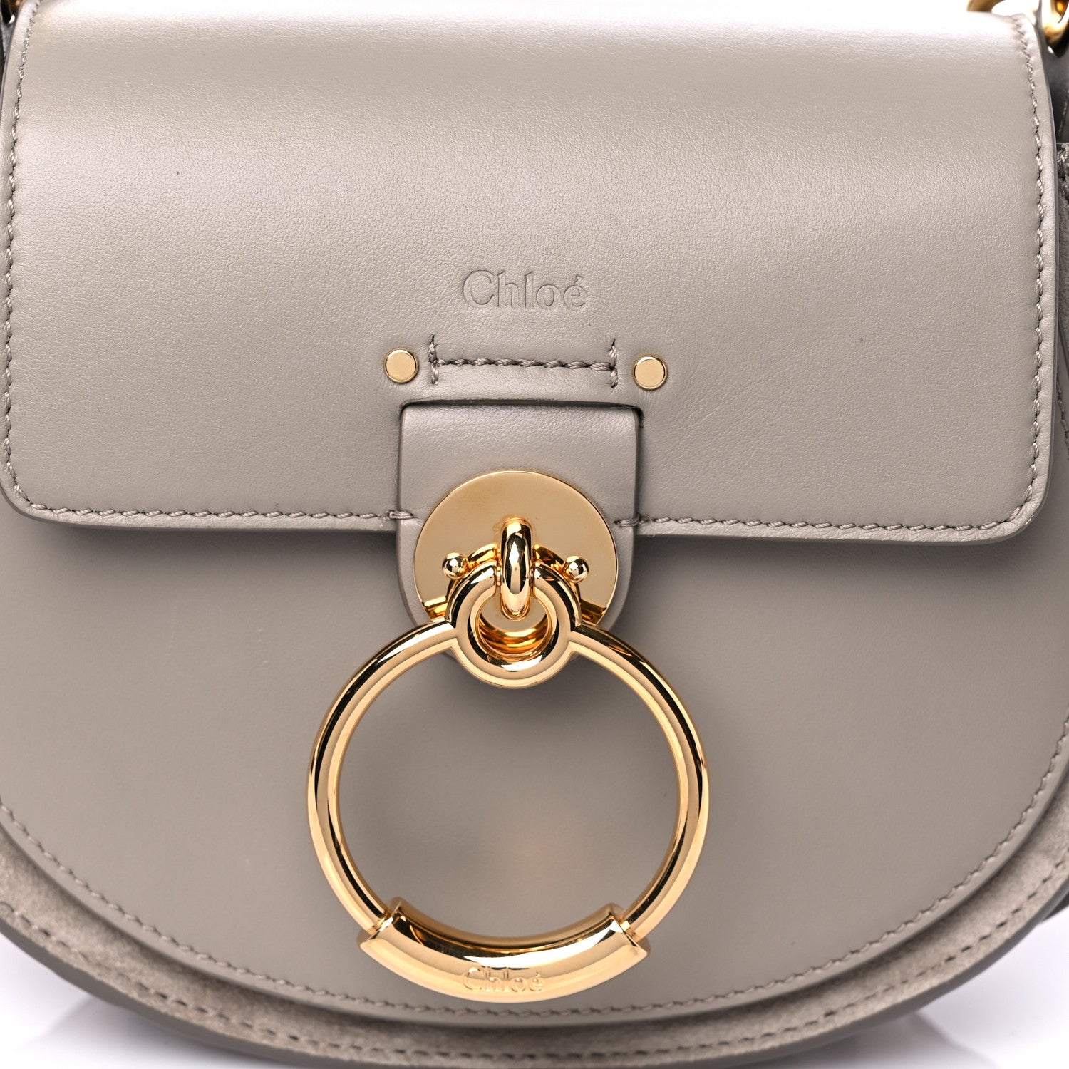 Chloe Calfskin Small Tess Bag Motty Grey 12 of 14