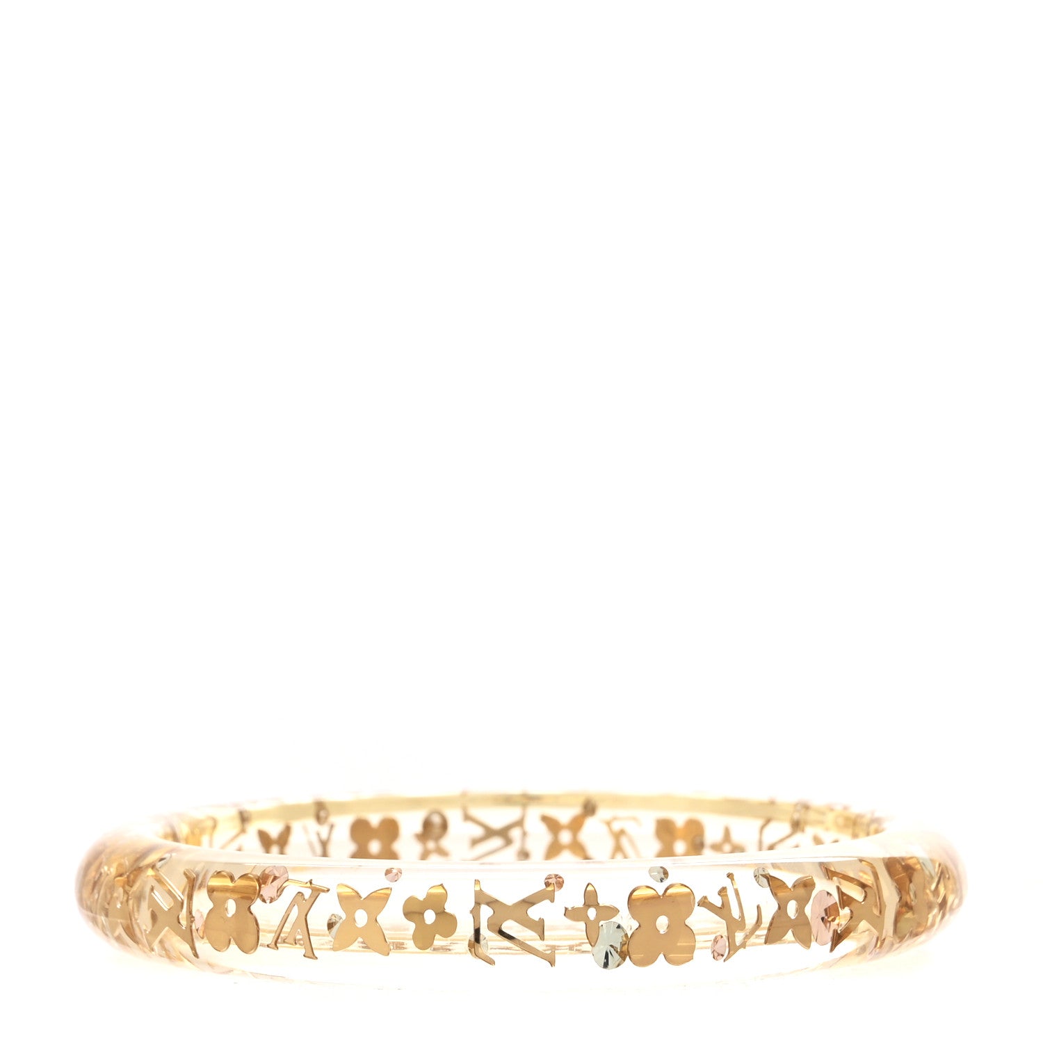 Louis Vuitton Resin Swarovski Small Inclusion Bracelet PM Transparent 3 of 4