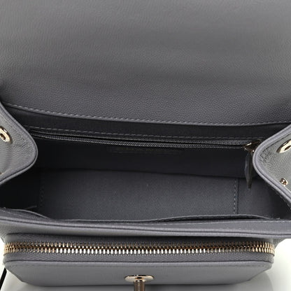 Chanel Caviar Quilted Small Business Affinity Flap Grey 6 of 10