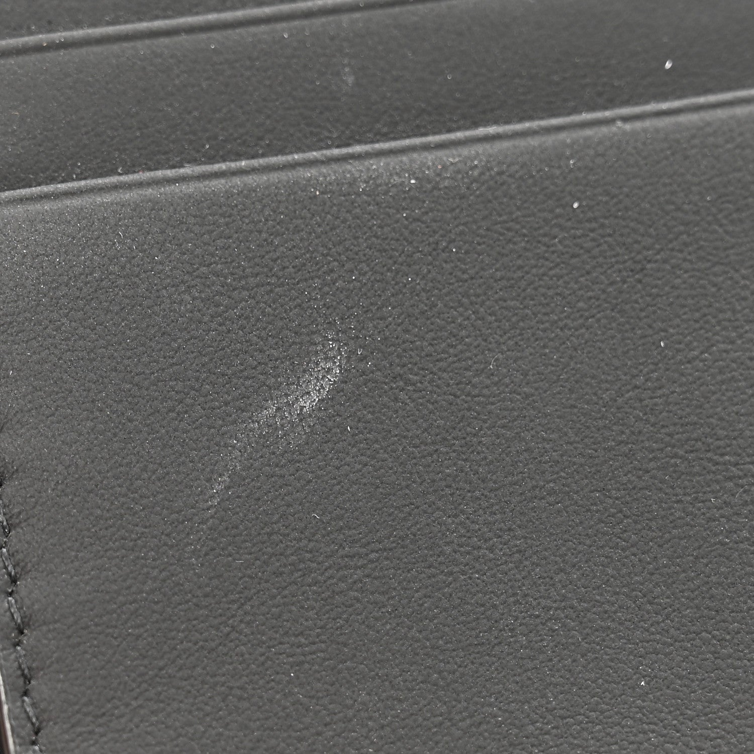 Christian Dior Ultra Matte Calfskin Lady Dior Long Wallet With Strap Black 8 of 12