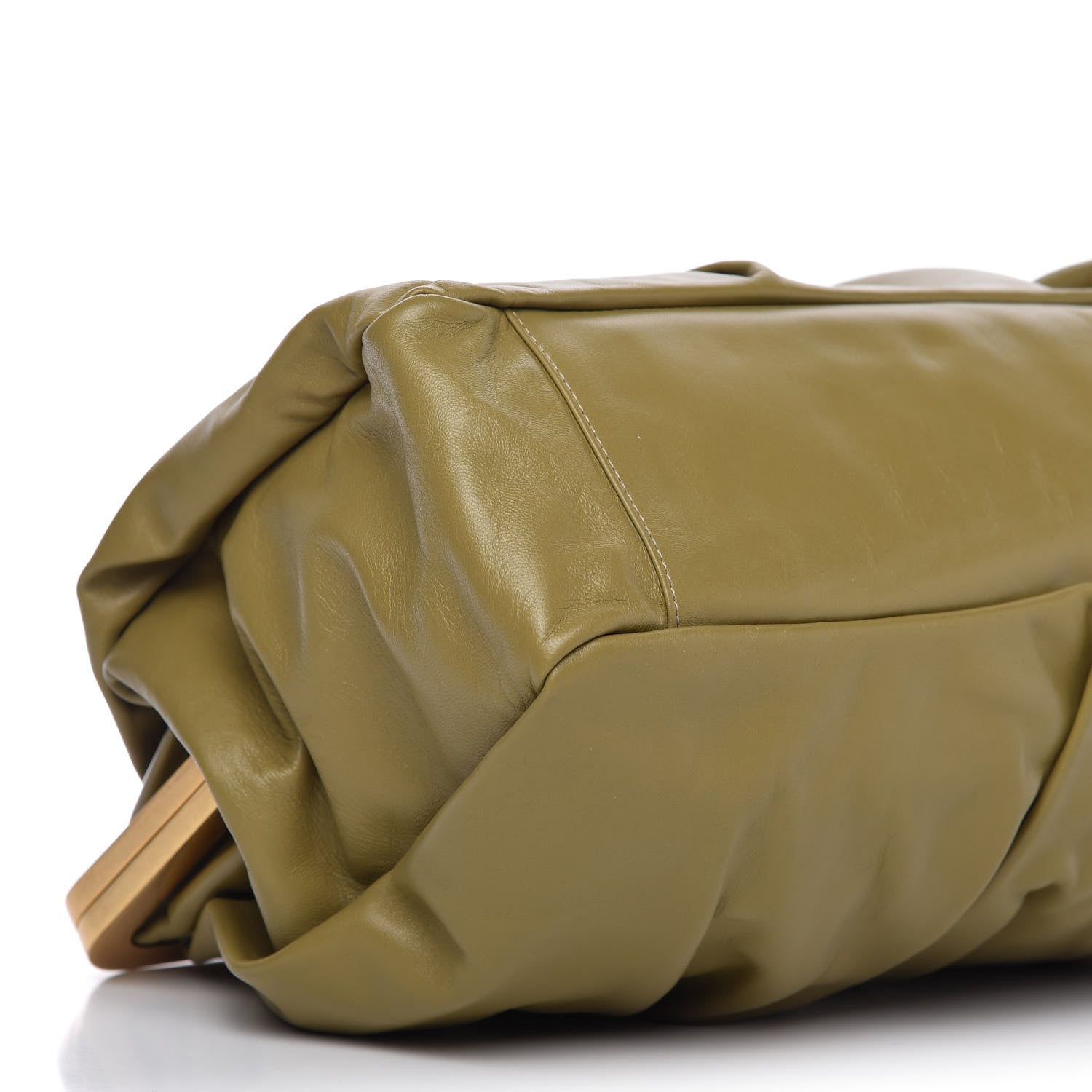 Mansur Gavriel Lambskin Wave Frame Clutch Safari 5 of 8