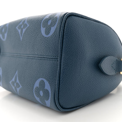 Louis Vuitton Empreinte Monogram Giant Speedy Bandouliere 20 Degrade Blue 9 of 9