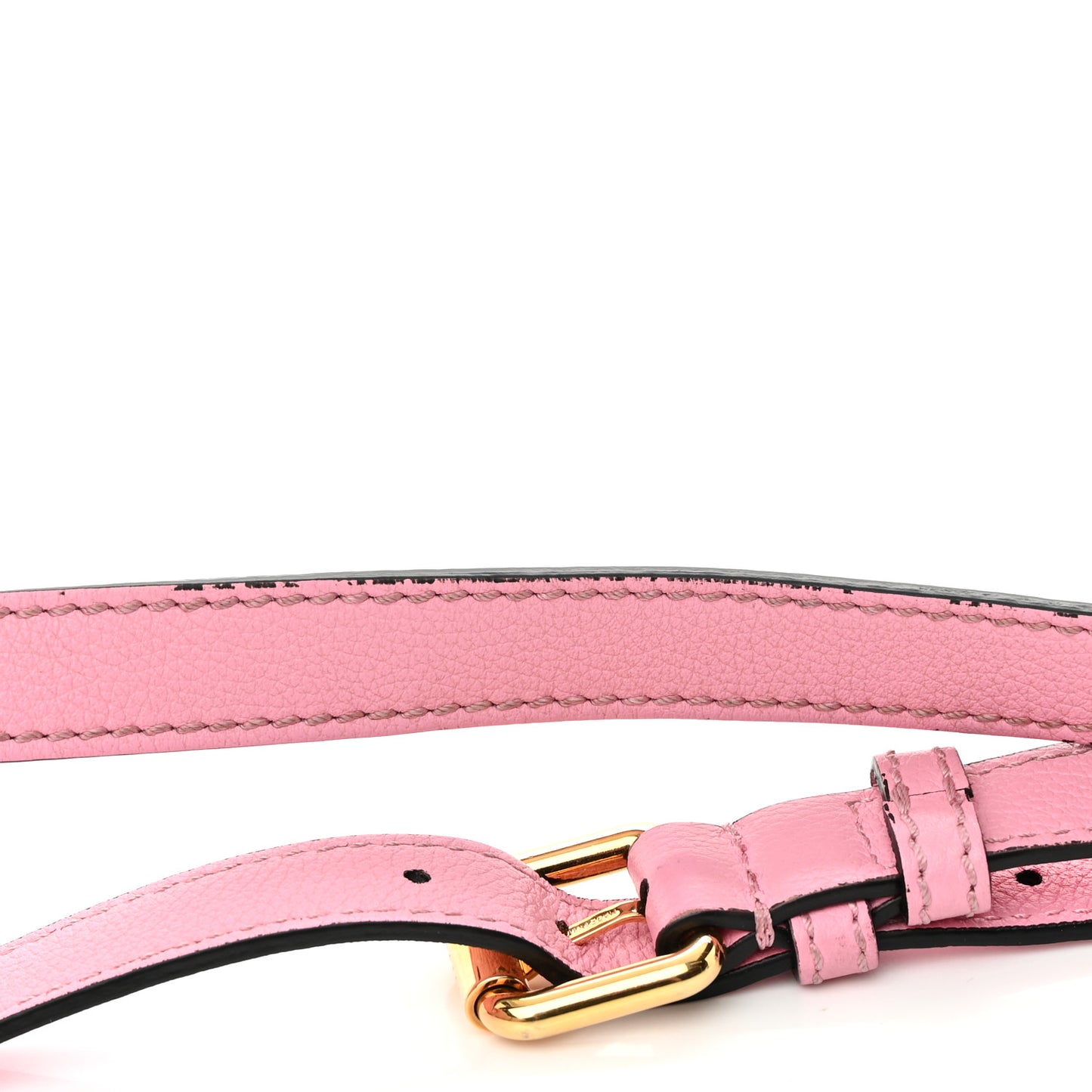 Grained Calfskin Medusa Camera Bag Pink
