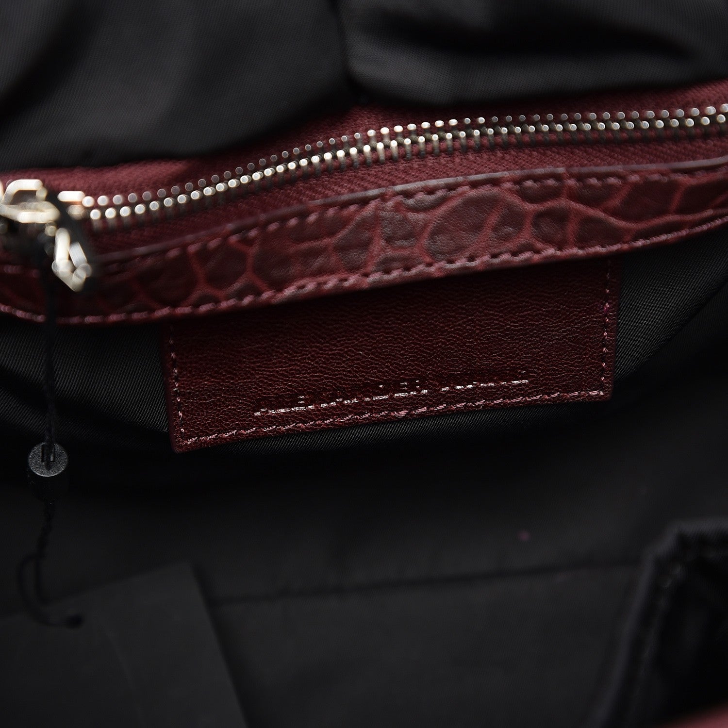 Alexander Wang Pebbled Lambskin Rockie Beet Rhodium Hardware 7 of 10