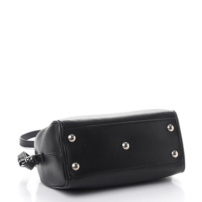 Saint Laurent Goatskin Embellished Classic Baby Duffle Black 4 of 16