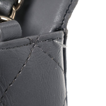 Chanel Lambskin Quilted Mini Rectangular Flap Dark Grey 14 of 20