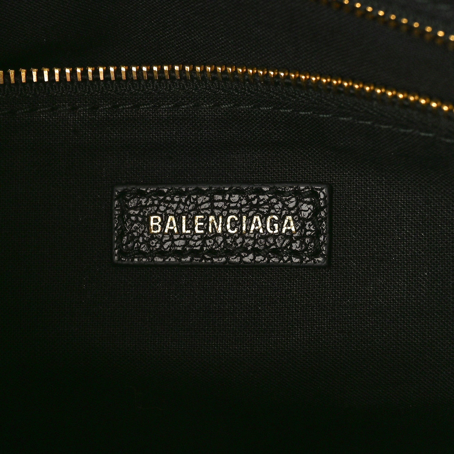 Balenciaga Chevre Gold Metallic Edge Hardware S City Black 6 of 8