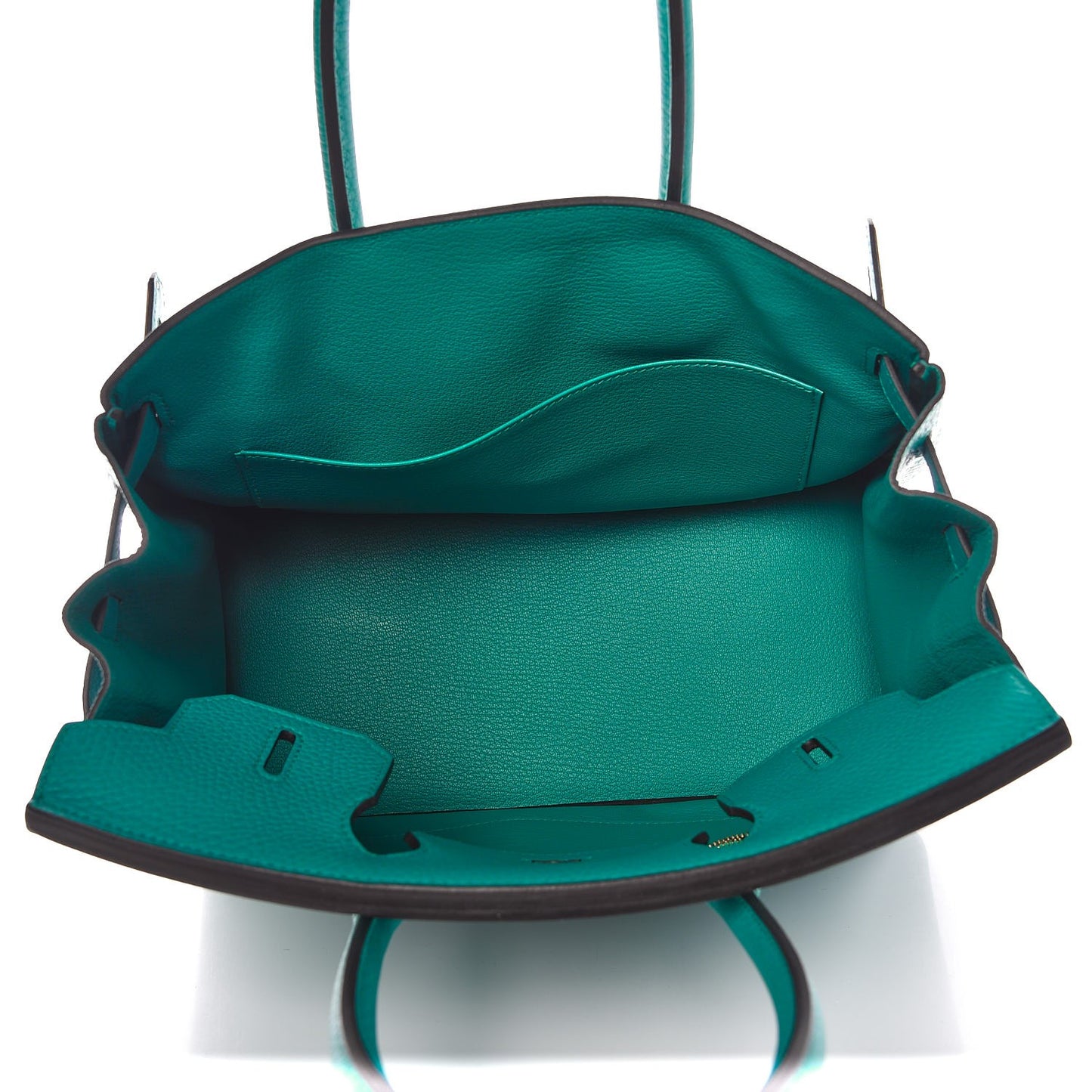 Taurillon Clemence Birkin 30 Bleu Paon