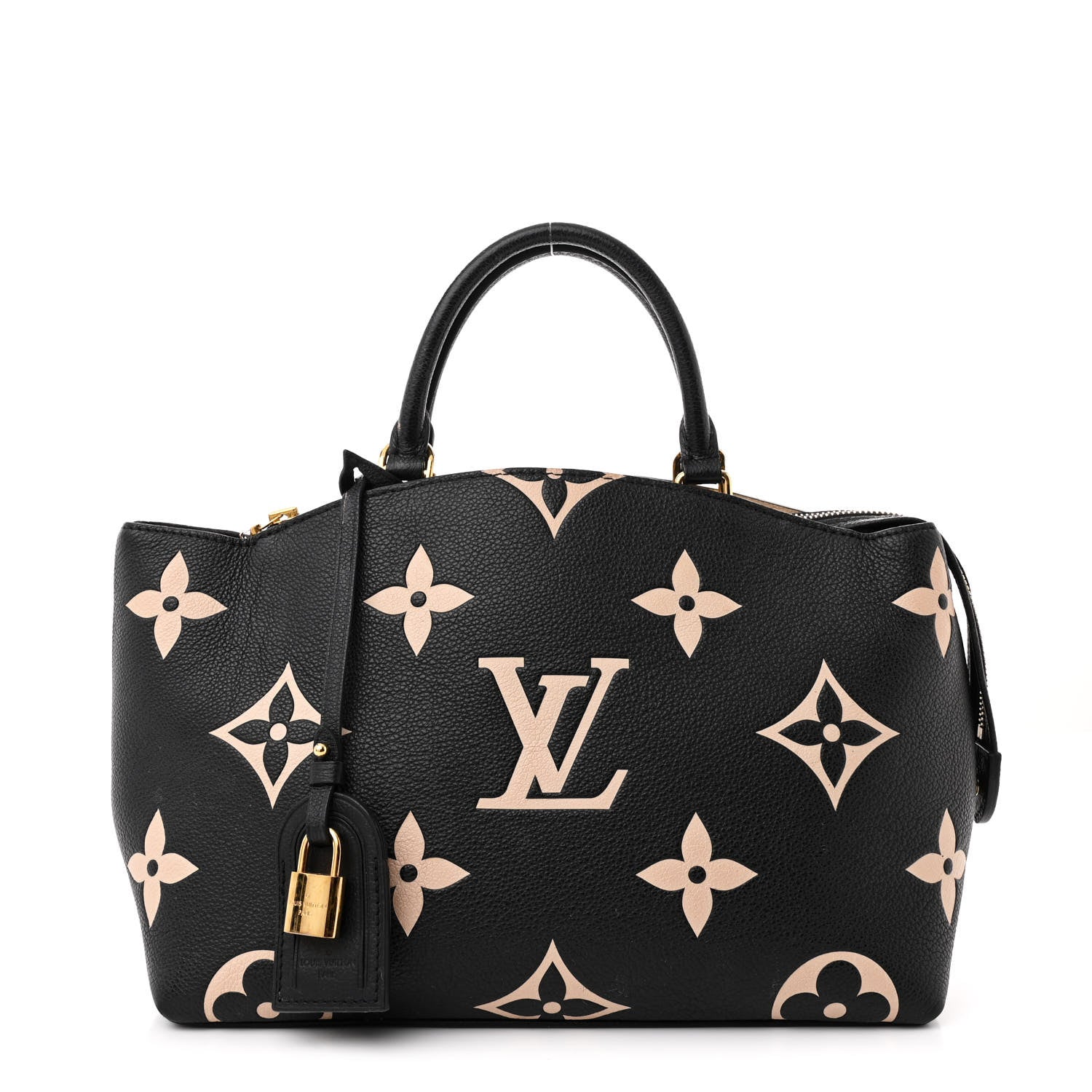 Louis Vuitton Empreinte Monogram Giant Petit Palais Black Beige 1 of 10