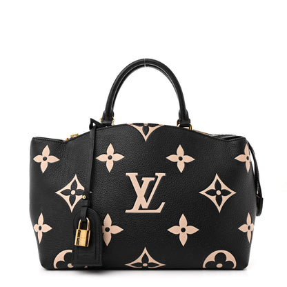 Louis Vuitton Empreinte Monogram Giant Petit Palais Black Beige 1 of 10