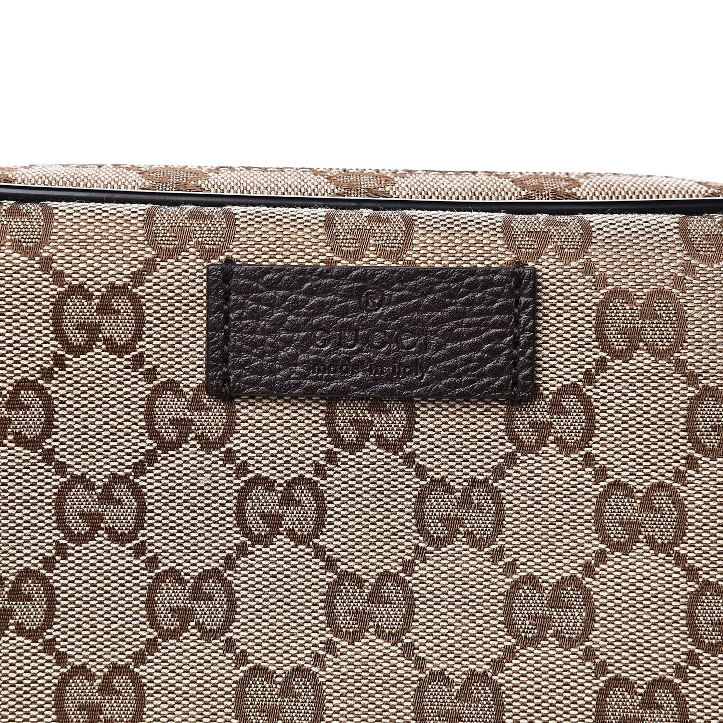 Monogram Belt Bag Dark Brown