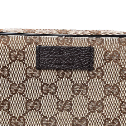 Gucci Monogram Belt Bag Dark Brown 10 of 10