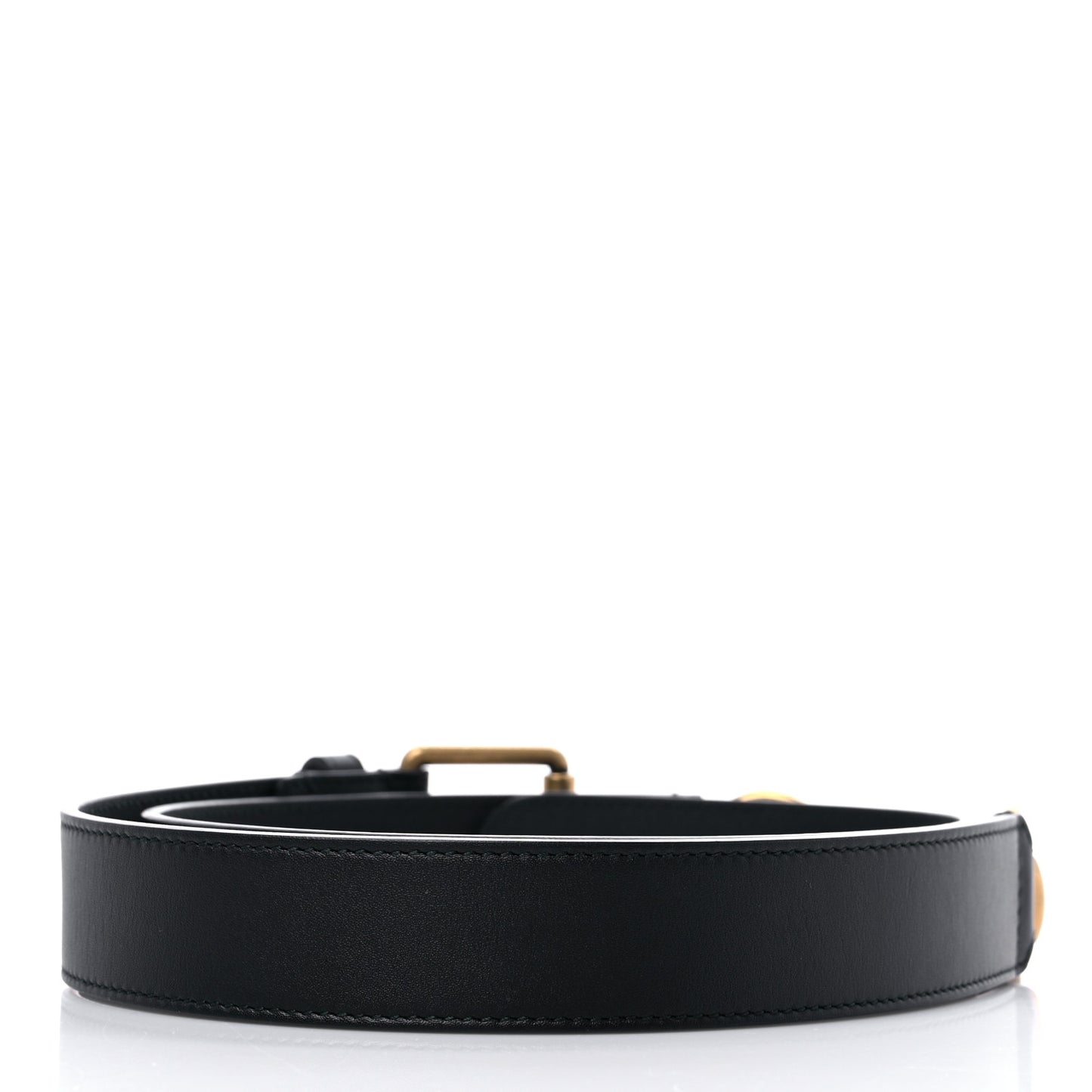 Calfskin Horsebit Belt 90 36 Black