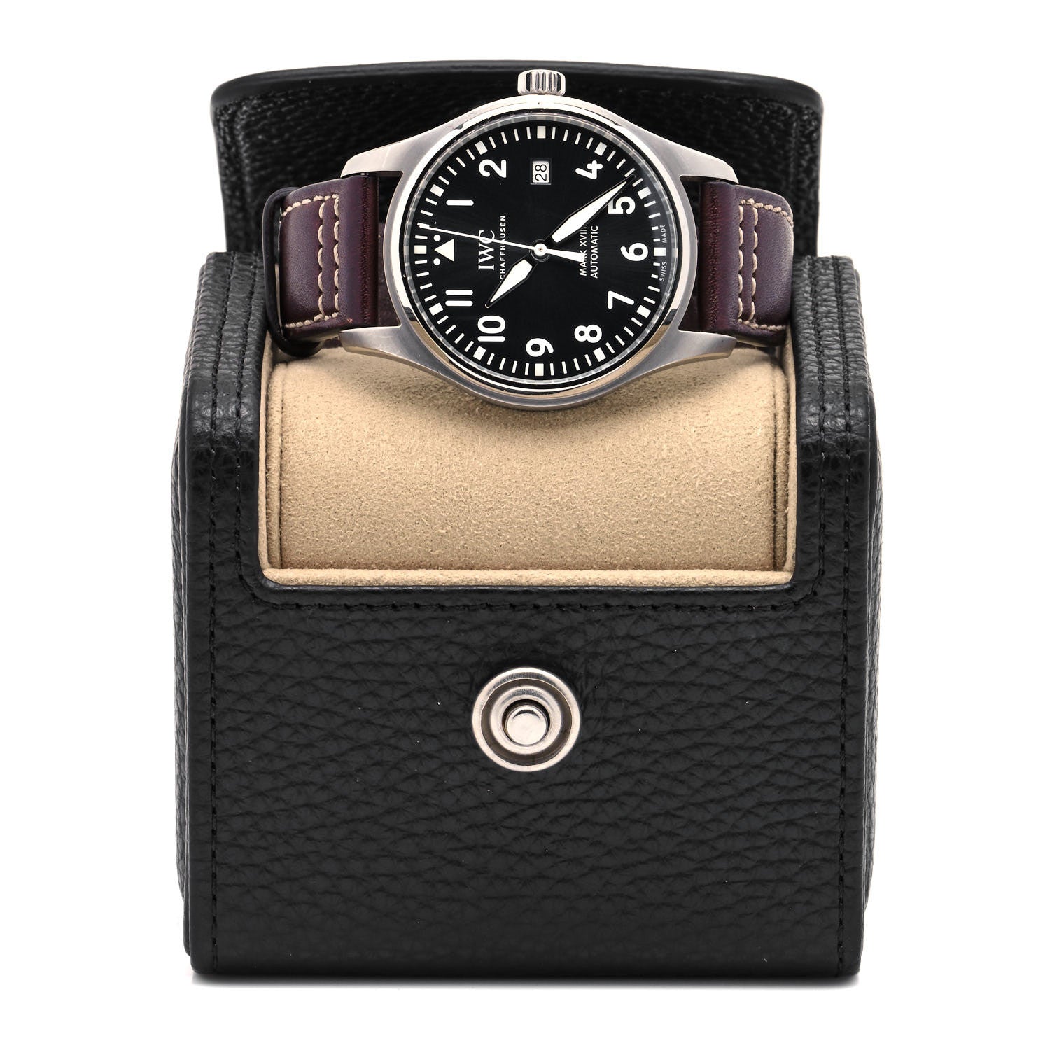 IWC Stainless Steel Calfskin 40mm Pilot Mark XVIII Edition Le Petit Prince Automatic Watch Blue IW327010 5 of 5