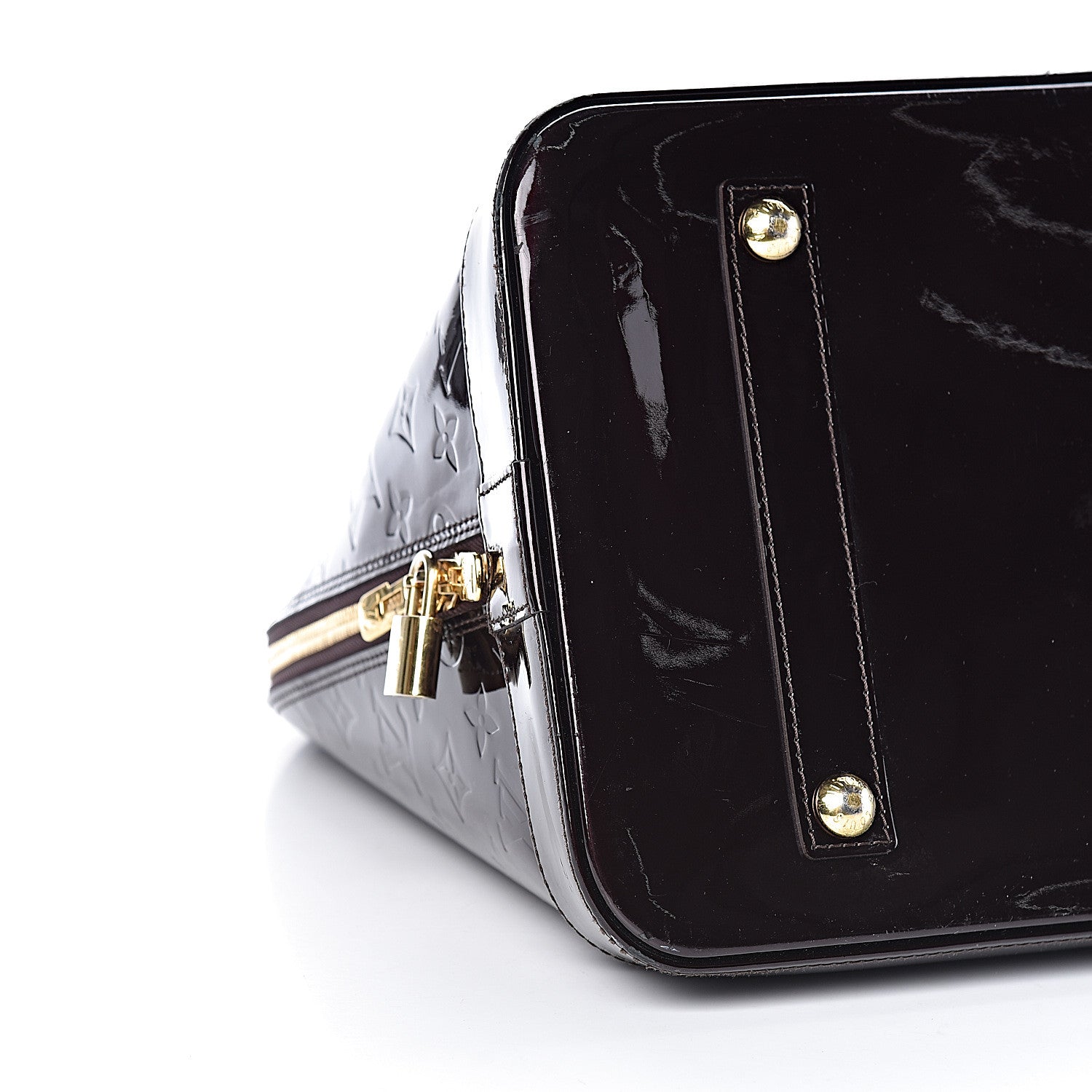 Louis Vuitton Vernis Alma GM Amarante 7 of 12