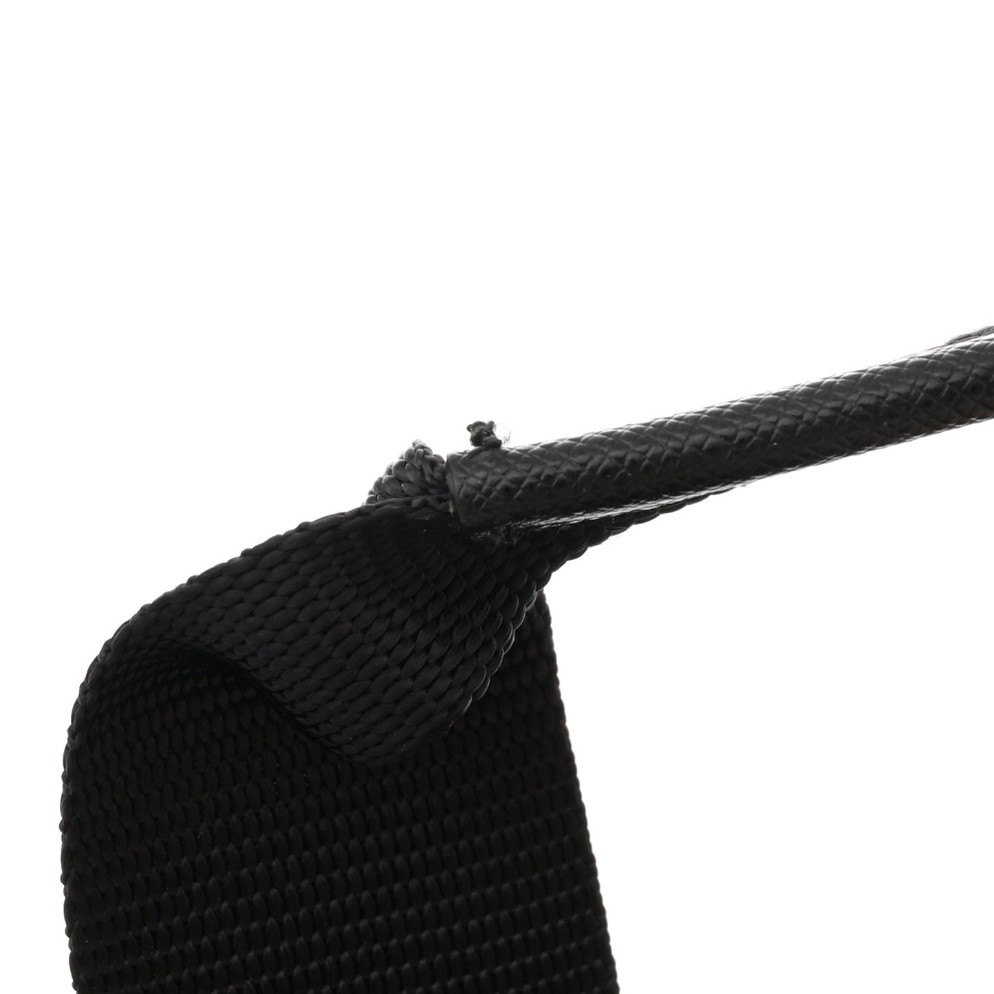 Nylon Vela East West Shopper Tote Black