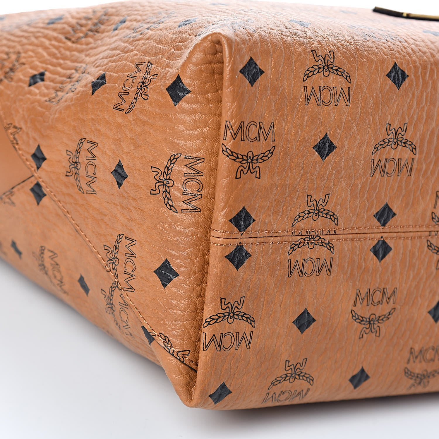 MCM Visetos Large Klara Hobo Cognac 8 of 9