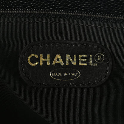 Chanel Caviar Large CC Shoulder Bag Black 6 of 9