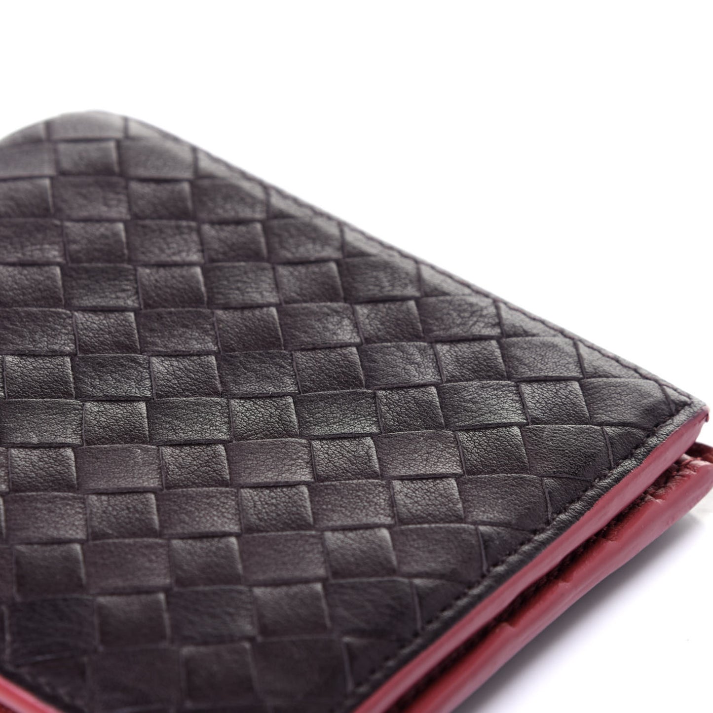 Nappa Intrecciato Bi-Fold Wallet Ebano Multicolor