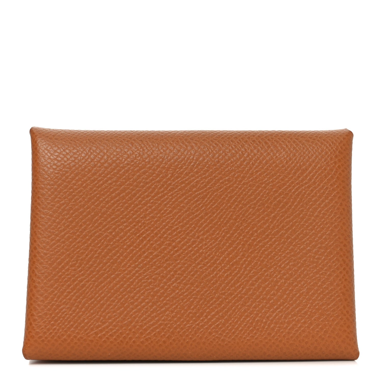 Hermes Epsom Calvi Duo Card Case Gold 1 of 8