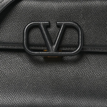 Valentino Garavani Grainy Calfskin Small VSling Top Handle Bag Black 7 of 9