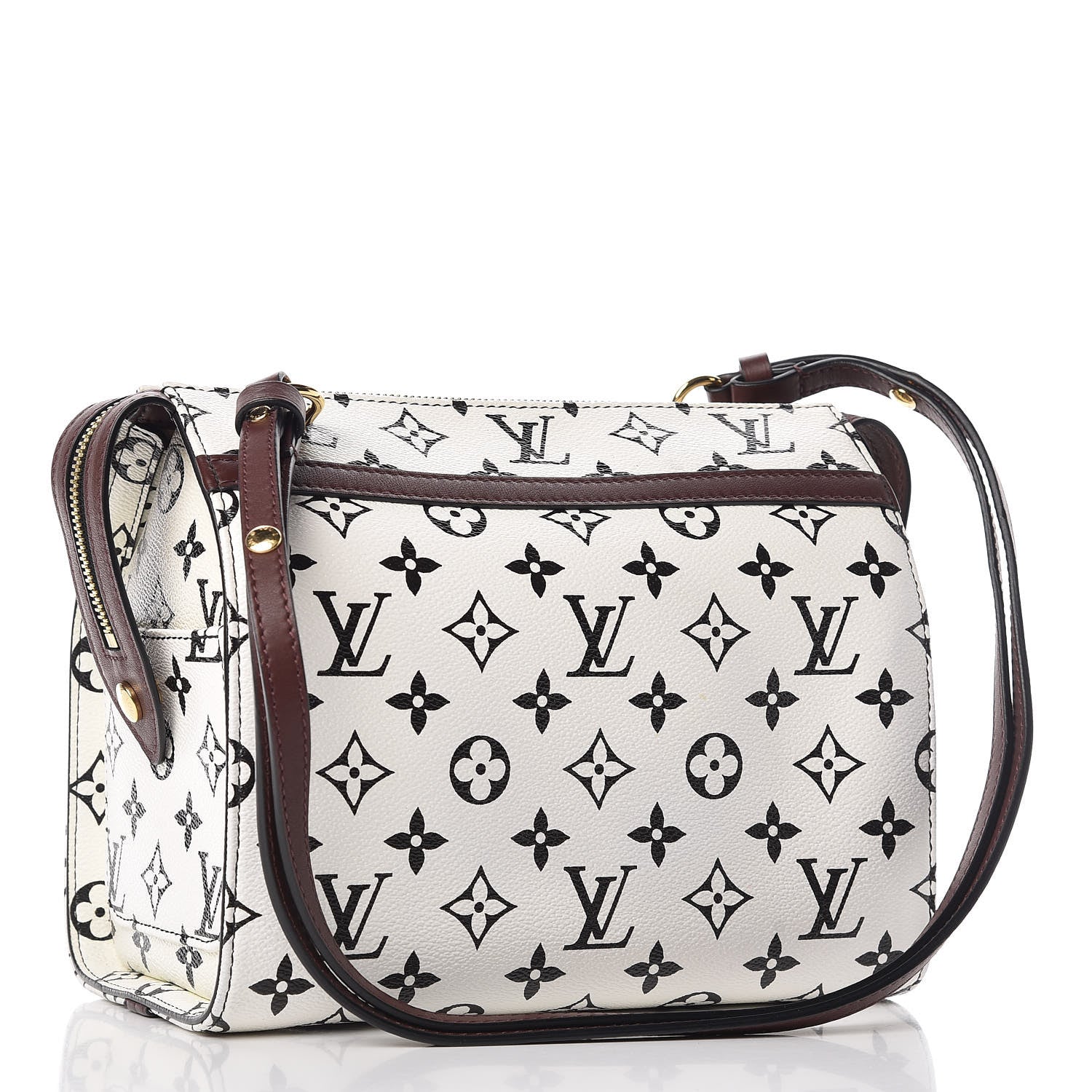 Louis Vuitton Monogram Speedy Amazon PM White Chocolat 3 of 14