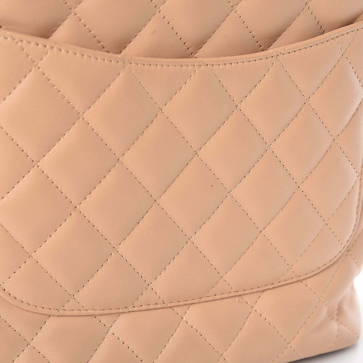 Chanel Calfskin Quilted Medium Cambon Tote Beige Black 14 of 17