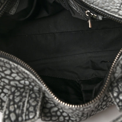 Alexander Wang Pebbled Lambskin Rocco Silver Hardware 4 of 8