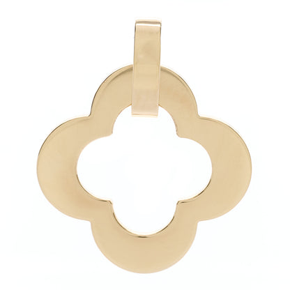 Van Cleef & Arpels 18K Yellow Gold Byzantine Alhambra Pendant 1 of 4