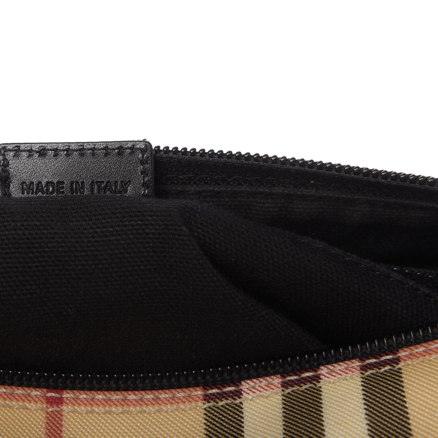 House Check Barrel Bag Black